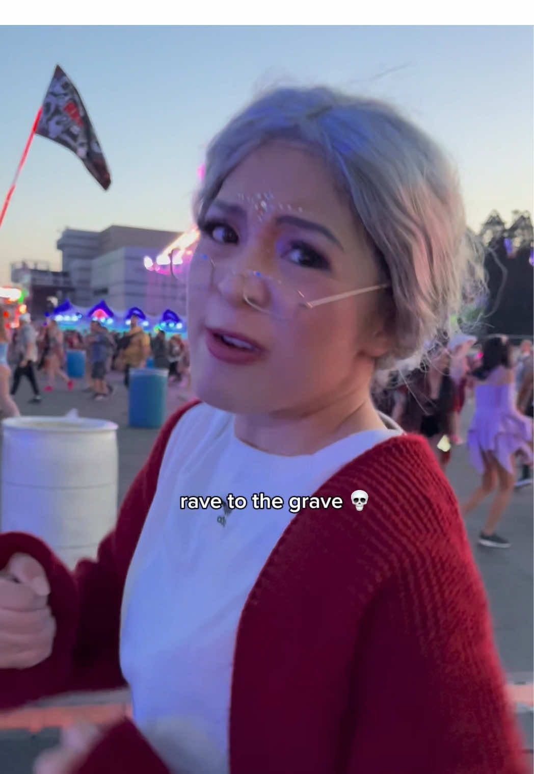 In honor of me and my husband attending EDC as grandparents last year 🤣🥳 🌸🌼🌸🌼 @huyen tran #edc #familythings #festivalseason 
