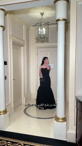 🦌🖤.      #explore #foryou #مودل #فساتين #اسود 
