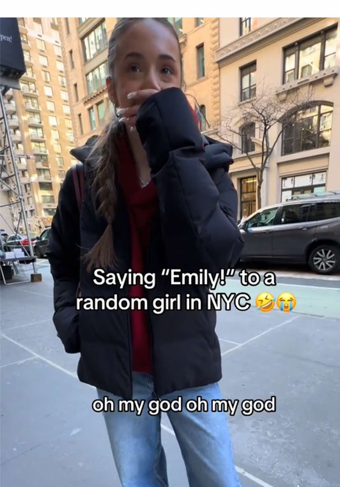 WAIT WHAT!!😭😭🤣 #prank #stranger #omg #nyc #meganmillion #fyp #foryou #comedy 