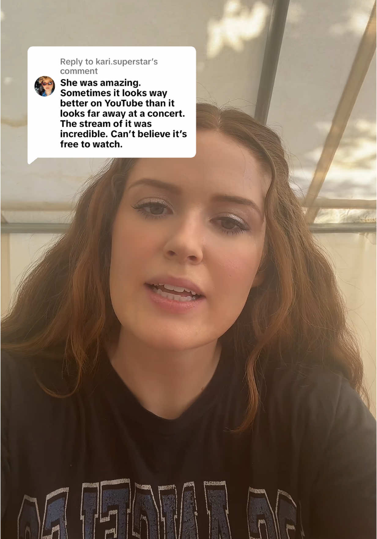 Replying to @kari.superstar She put it on for the very front row and the people watching it at home but not the audience that paid 1000s to be there imo #ladygaga #coachella #coachella2025 #coachellaoutfit #mayhem #musicfestival 