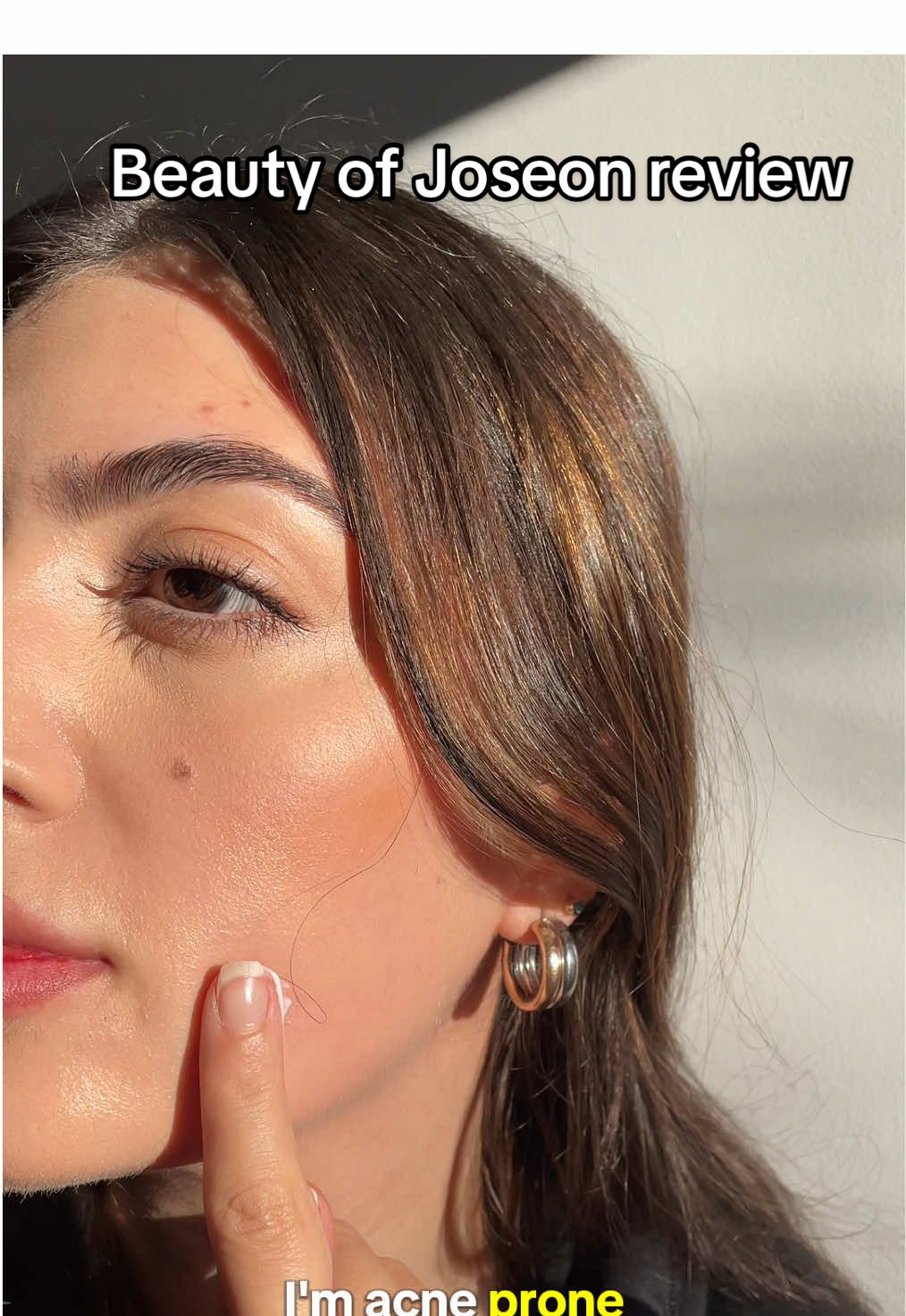 Beauty of joseon tinted spf review #beautyofjoseonsunscreen #tintedspf #acneskincare #creatorsearchinsights #acnesafemakeup @Beauty of Joseon 