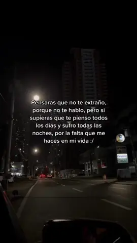 Sufro cada noche como no te imaginas...