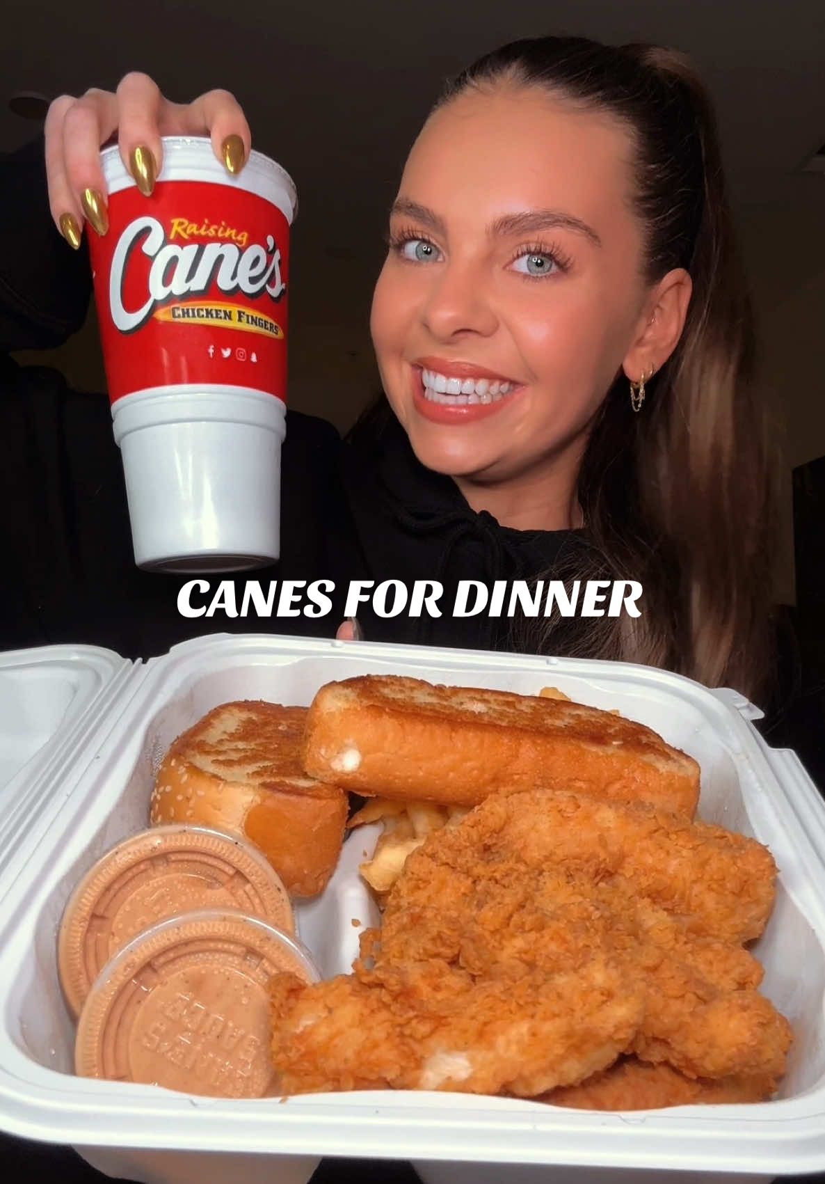 CANIAC COMBO, SUB SLAW FOR TOAST, DR. PEPPER 🍗🥤🤩🤌🏼 I want to know your go-to Canes order!!! #raisingcanesmukbang #raisingcanes #canessauce #crispychicken #chickentenders #saucymukbang #raisingcanesorder #caneschicken #eatwithme #crunchymukbang #foodasmr #drpepper #eatingshow 