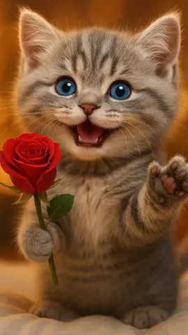 🌹😺 For You !!!#cat #animals #catvideos #cuteanimals #animalsoftiktok #animation