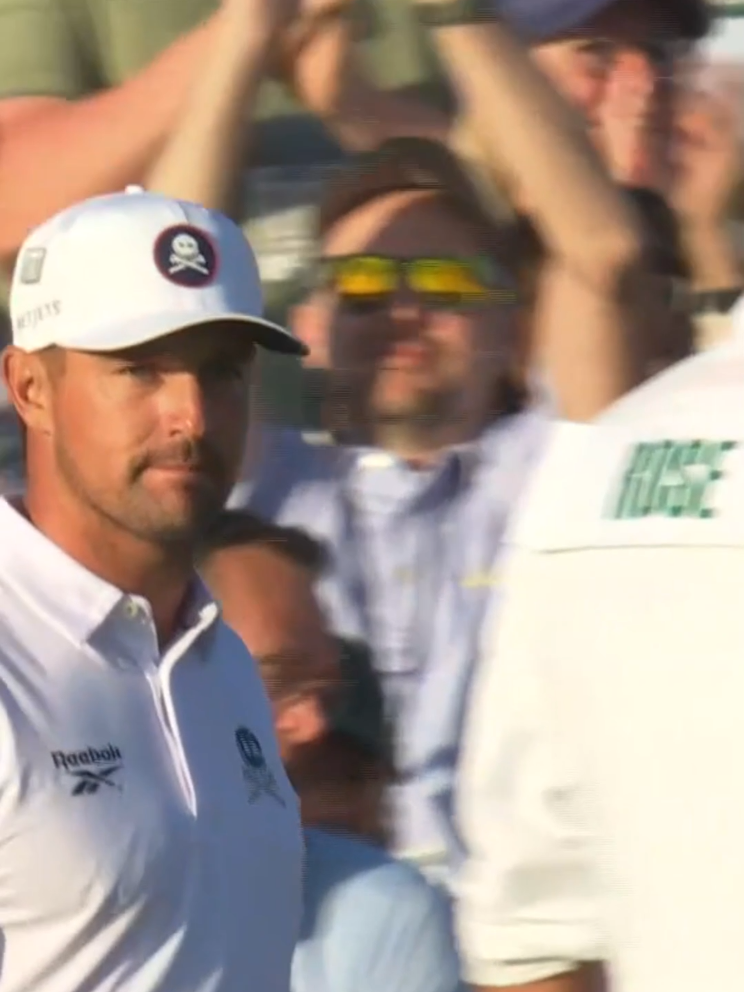 Bryson DeChambeau's birdie putt on 18! #themasters #golf #sports