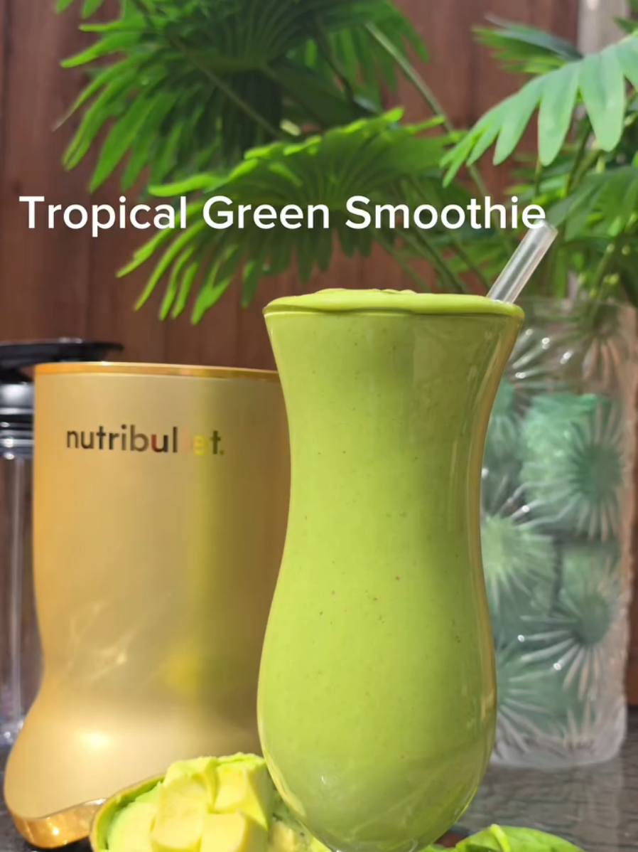 This smoothie is not only tasty but also a great way to start your day. This delightful blend of avocado, spinach, mangoe,  strawberry banana and almond milk is loaded with amazing nutrients and fiber which keeps you feeling full without being bloated 😋  Did you know that green smothies can help boost your immune system, increase your energy levels and even promote weight loss. So give this recipe a try today  Save 10% off my nutribullet ultra blender from nutribulletuk  Use code QUEENCY10 at checkout  Link in bio 👆 ✨️  Recipe ⬇️  1 cup frozen strawberry  1 frozen banana  1/2 cup frozen mangoe  1 cup ripe avocado  1 cup baby spinach  Honey(optional) 1 cup almond milk or anymilk of your choice.  Follow @juicewith_queency for more amazing recipes ❤️  #smoothies ##smoothierecipes #greensmoothie #nutribullet #weightlosssmoothie #skinglowsmoothie #tropicalsmoothie #banasmoothie #strawberrysmoothie #managoesmoothie #smoothie ##foryoupage ##explore  #smoothiereels