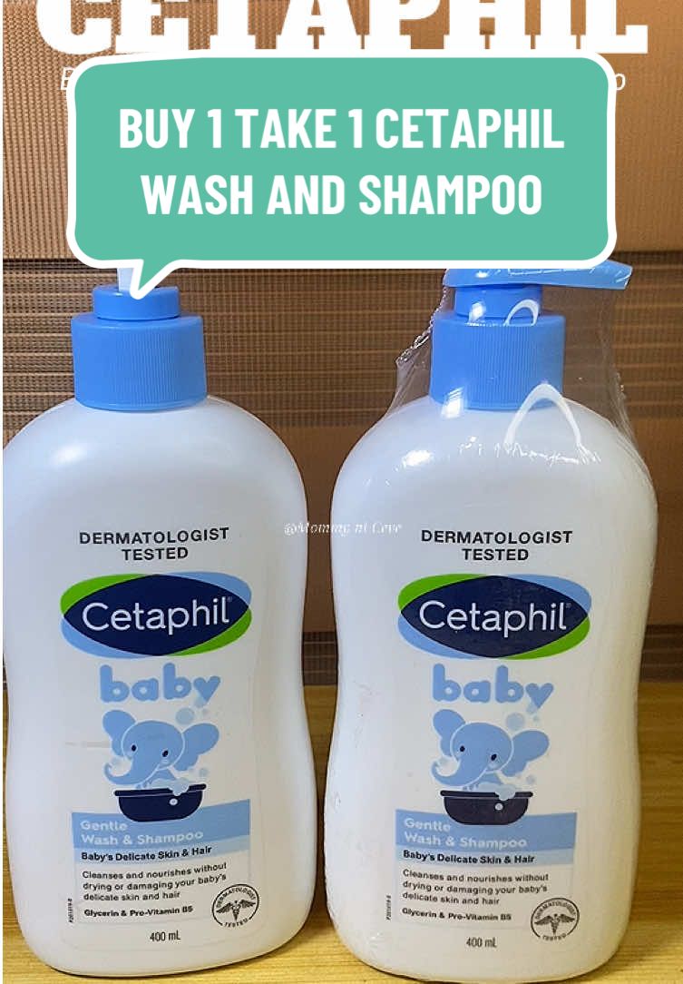 Buy 1 Take 1 Ceraphil Gentle Wash and Shampoo for your babies #cetaphil #cetaphilpartner #cetaphilbaby #wash #shampoo #shampoos #babyshampoo 