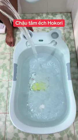 Chậu tắm ếch Hokori #chautamchobe #chautamechchobe #mevabe #reviewmevabe #xuhuong #tiktok 