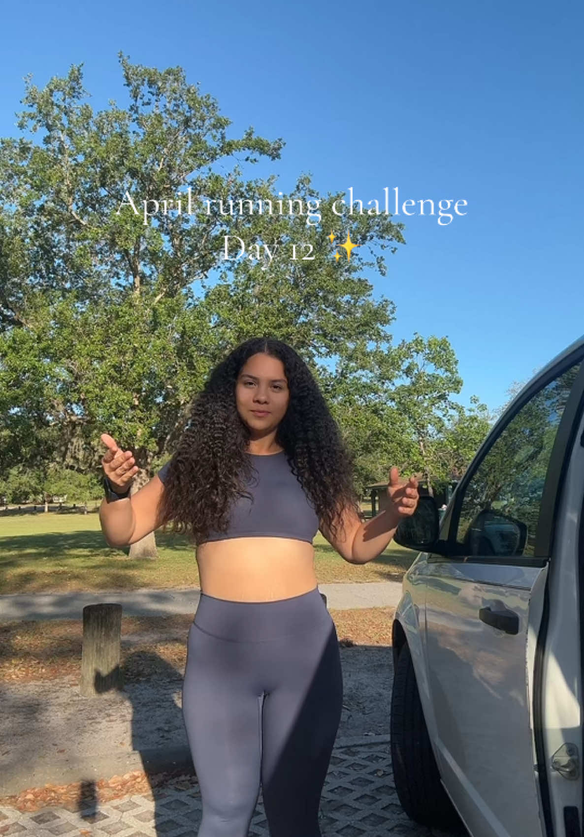 We are making progress besties only 5 more miles to go and I’ll hit my goal of 45 miles for the month of April 🤍 #fyp #weightlosschallange #Running #runclub #runningvest #runningoutfit #waisttrainingjourney #apoyotiktok #runchallenge #runclubtok #runclubtampa #tamparunning #tamparunning #tamparunclub #runningcommunity #cutegymoutfits #runninggroup #runninggear 