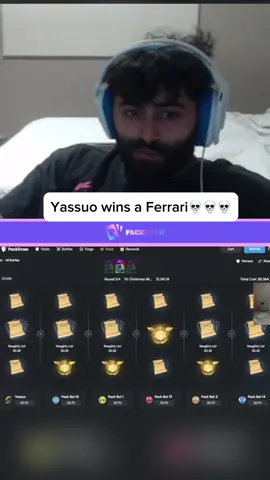 Yassuo wins a ferrari💀💀💀 ##kickstreaming 