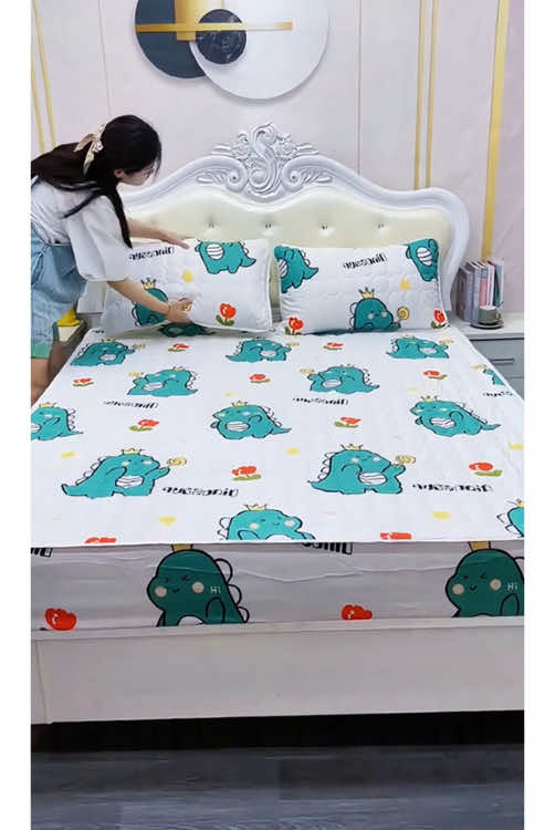 100% Waterproof Mattress Prote#tiktok #foryou #fashion #fyp #instagood #bedsheets #cozyhome #homedesign 
