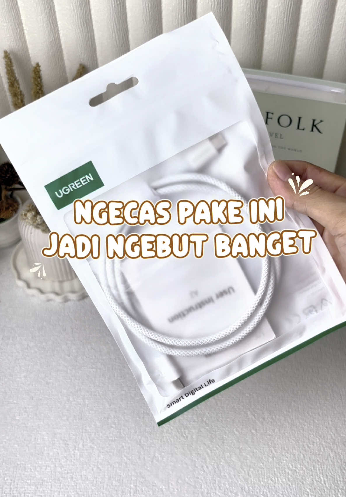 Masa sih? #kabelchargerugreen #ugreenfastcharging #kabeldataugreen #kabel data ugreen c to c #kabelchargeriphone #viraltiktok #viralvideo #affiliatemarketing 