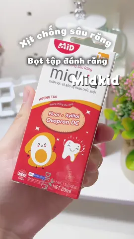 Xịt Chống Sâu Răng Midkid & Bọt tập đánh răng Midkid đủ vị dâu táo cho bé từ 1y+#xitchongsaurang #xitchongsaurangmidkid #xitchongsaurangmidkidchobe #midkid #midkidbaby  #bottapdanhrangmidkid #midkid #botdanhrang #botdanhrangmidkid #midkid #bottapdanhrang #mebimsua #mebimsuachamcon #mebimhiendai #viral #viralvideo #fyp #trending #trend #xuhuong #xuhuongtiktok #xuhuong2025  #mevabe #mebimsua #xitchongsaurang #midkid 