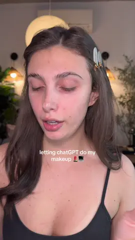 ok this was actually so fun yall have to try it out #chatgpt #makeup #glam #ai #chitchatgrwm #makeupinspo 