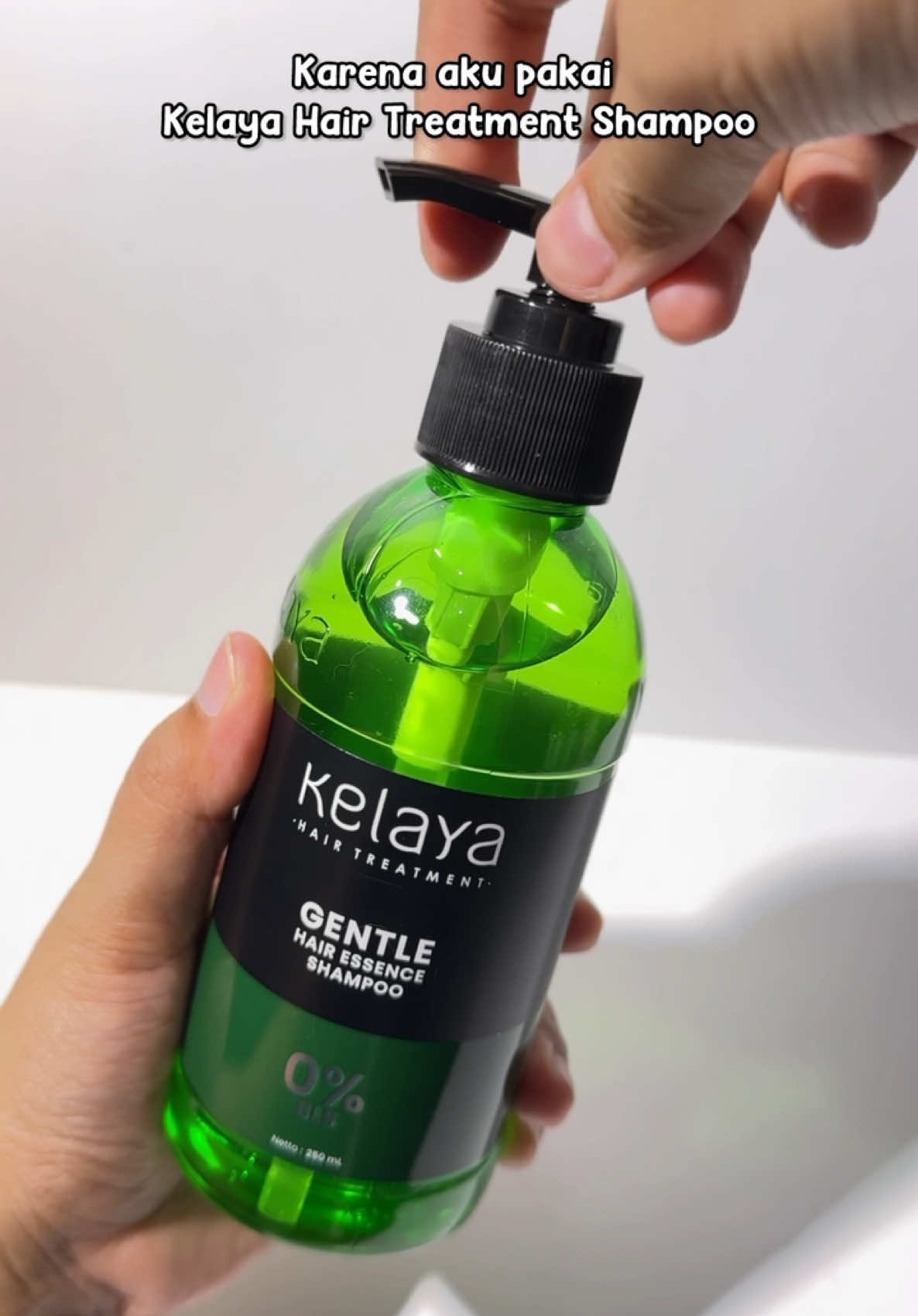 Day 6 pakai shampoo non SLS dari @Kelaya Hair Treatment 💖 #FeelTheNature #HempasKusut #1MenitHempasKusut 