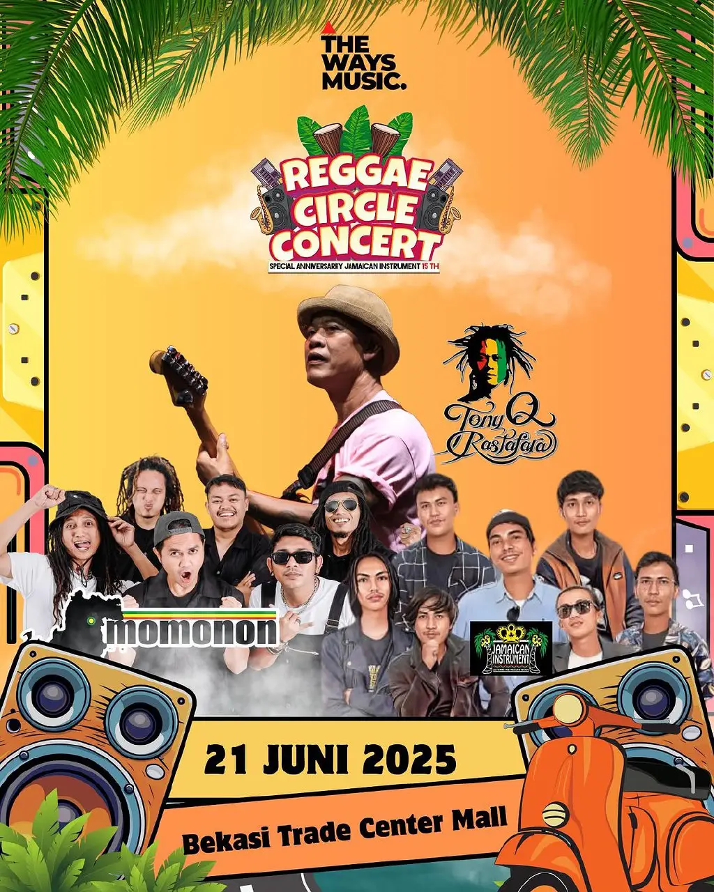 SURAT TERBUKA UNTUK ANAK-ANAK 1 BENDERA 3 WARNA 1 RASA❤️💛💚 Kita bareng-bareng bernostalgia lagi di Bekasi untuk jamming bareng di acara 