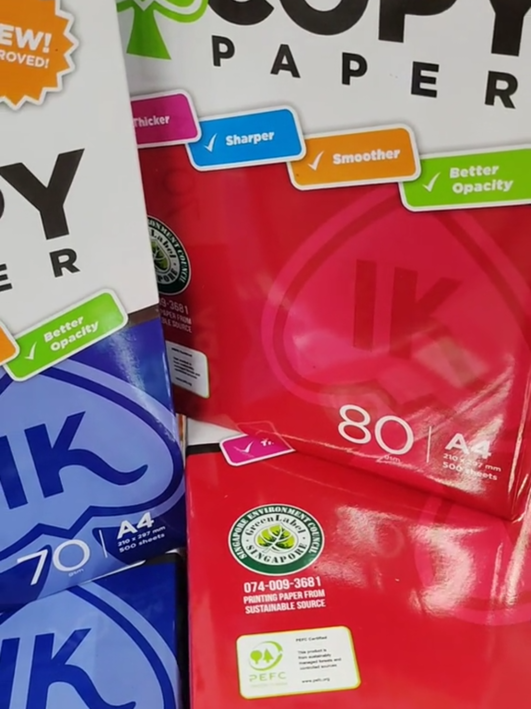 Giấy A4 . Sử dụng in ấn. Làm giấy nháp . ghi chú #trending #xuhuong #viral #giay #giaya4 #giayphoto #thienlong 