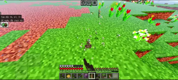 Sinh tồn Minecraft| Tập 7|xây trang trại( Litematica PE🔥)#minecraftbedrock #minecraftsurvival #fyp #xuhuong 