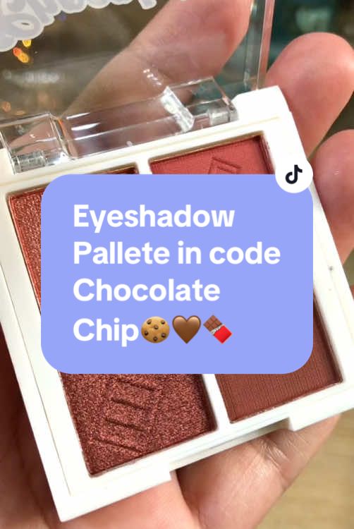 Eyeshadow Pallete in code Chocolate Chip🍪🤎🍫 #makeup #eyeshadow #elianto #eliantomakeup 