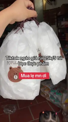 Combo 5 túi bọc thực phẩm chỉ 25k thui nè mấy bà săn nhanh kẻo hết #xuhuong #reviewsanpham #bocthucpham #review 
