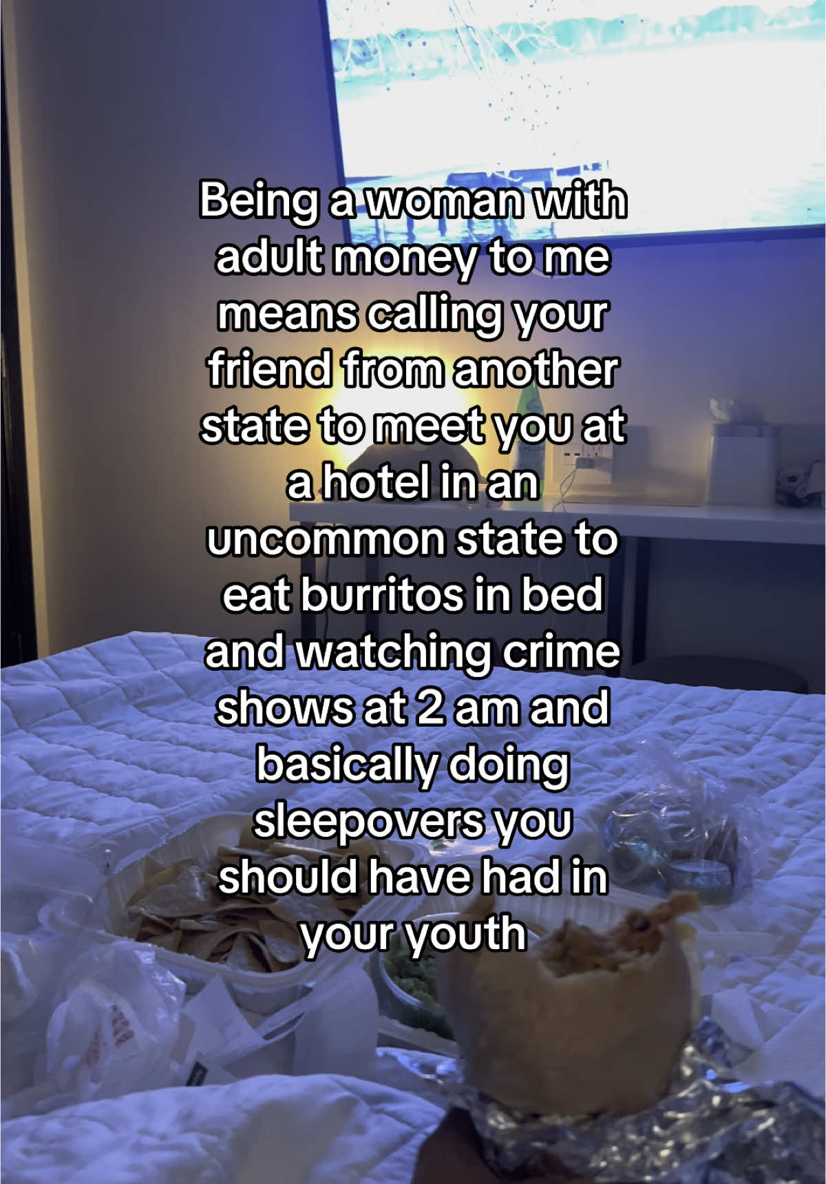 Living the dream am I right? 🌯✈️ @Anya 