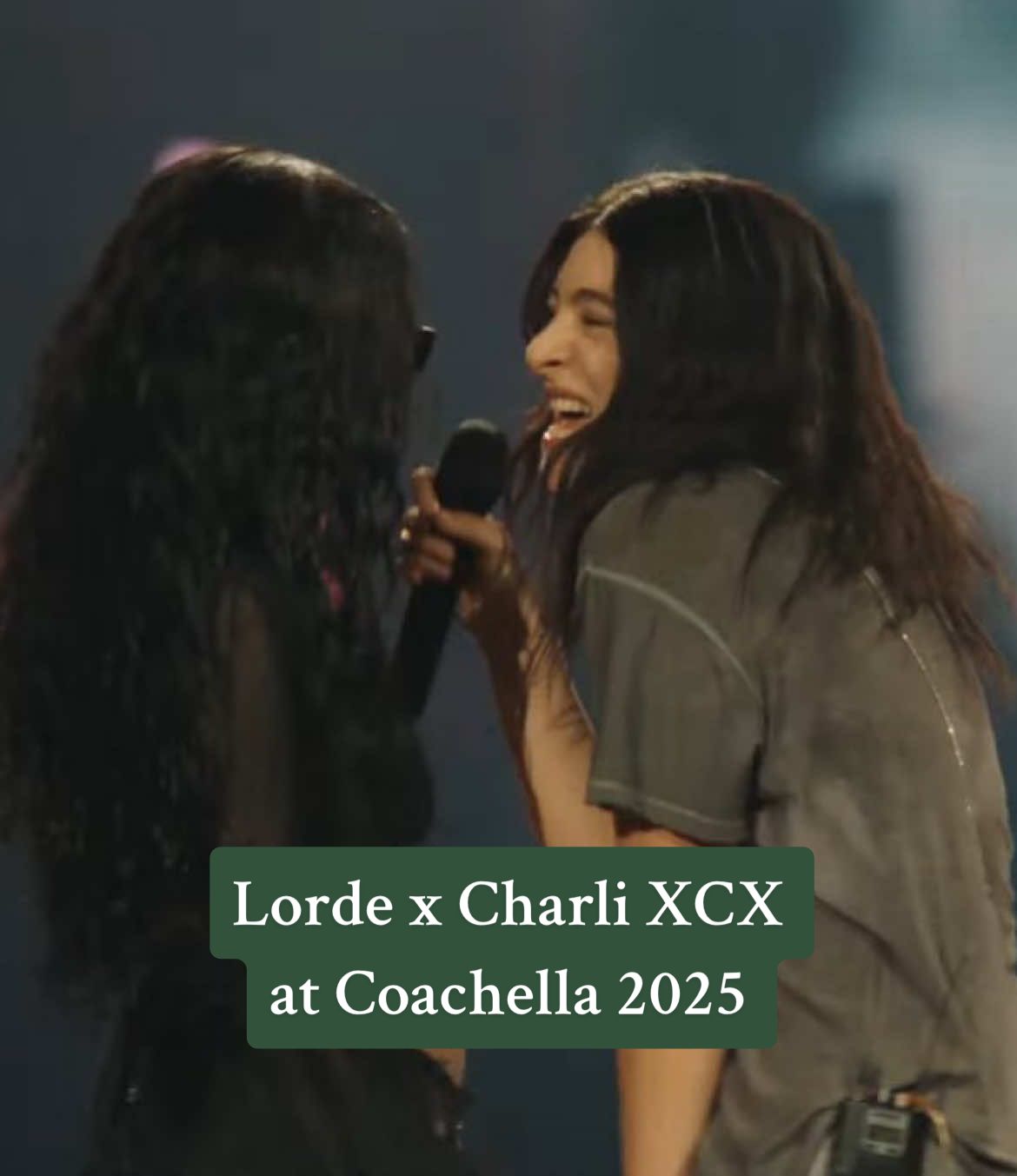 they really really really worked it out on the remix 😮‍💨🥹😮‍💨🥹😮‍💨🥹 #charlixcx #lorde #brat #lordesummer2025 #coachella #girlsoconfusing #remix 