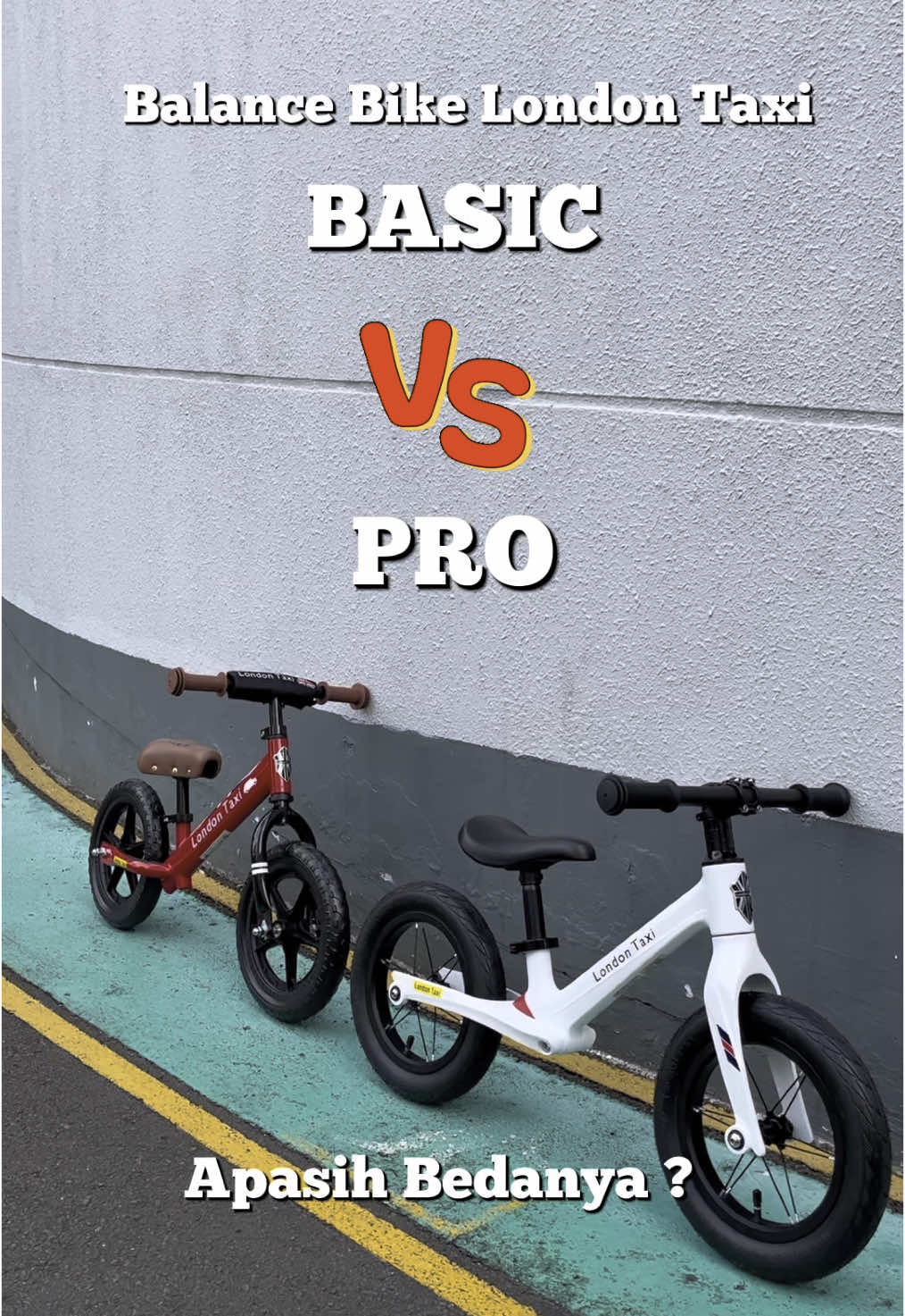 Nih untuk yang masih bingung, apasih bedanya balance bike london taxi yang basic dengan yang pro? Yuk langsung di simak videonya yaaa!🤩❤️ #sepedaanak #pushbike #balancebike #balancebikelondontaxi #londontaxi 