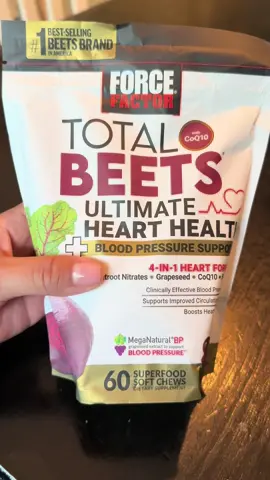 It is important to take care if your heart health !! Make it easy with Total Beets Ultimate Heart Health tasty chews! #forcefactor #totalbeets #creatorsearchinsights #heart #hearthealth #healthcare 