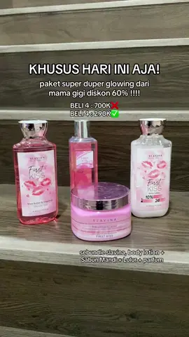 wow cuma hari ini aja, buruan checkout ! #slavinabynagita #bodycareroutine #slavina 
