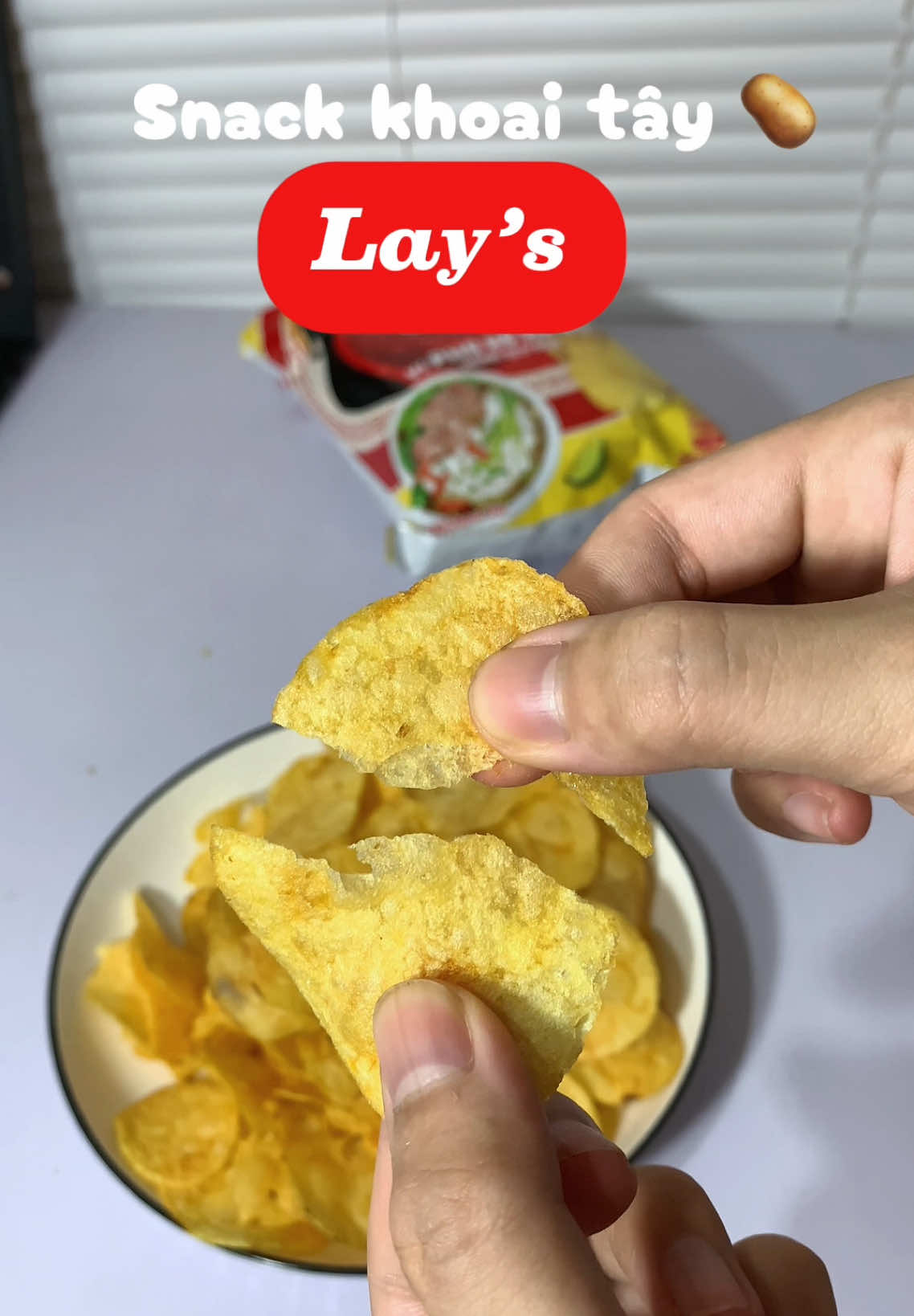 Snack khoai tay Lay’s ngon số 1 lòng tuiiii 🥔🥔🥔#xh #unboxing #snackkhoaitayso1thegioi #snackkhoaitay #lays #ancungtiktok #doanvat 