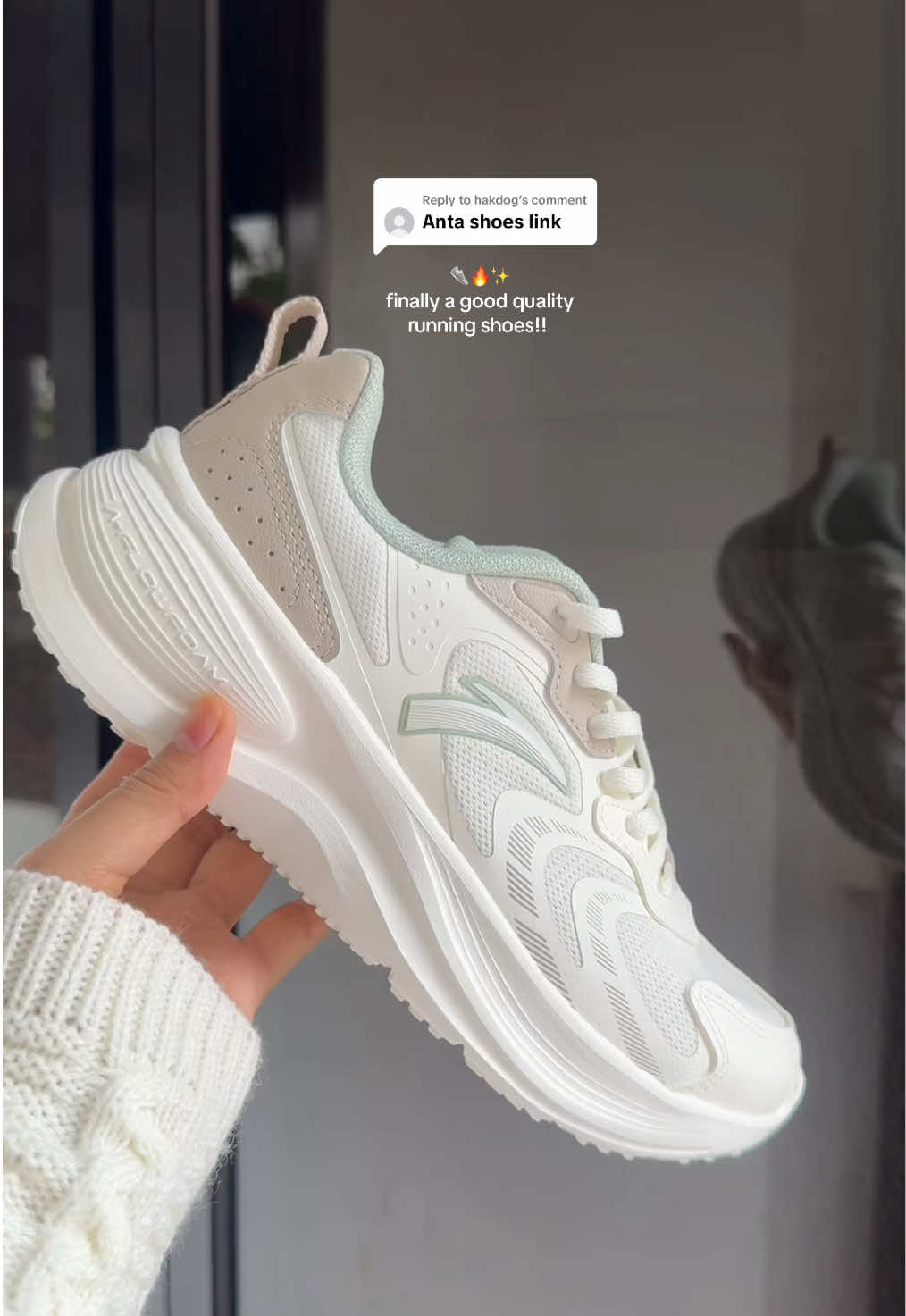 Replying to @hakdog ANTA RUNNING SHOES — link here😌✨  #antashoes #antaglobal #antashoesforwomen #shoes #shoestok #shoesreco #shoestiktokshop #trending #runningshoes #workoutshoes  #tiktokfinds #fyp #viralll #shoesaddict #shoeslover #shoesforrunning #shoestiktok #shoesviral #antarunningshoes #whiteshoes 