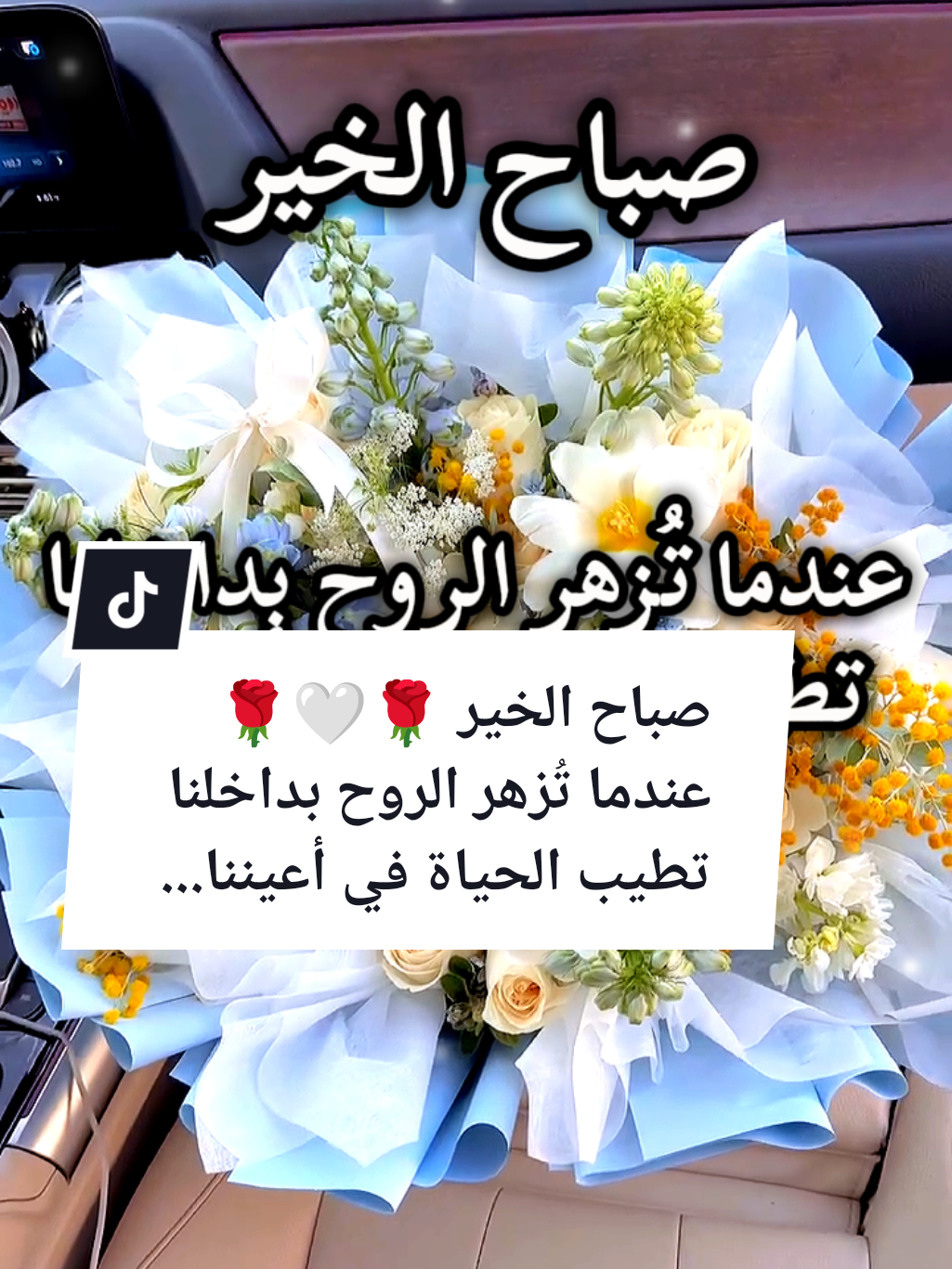 #souzan396 #صباح_الخير  صباح الخير 🌹🤍🌹 عندما تُزهر الروح بداخلنا تطيب الحياة...