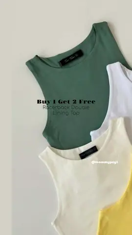 Racerback Double Lining Top #summertops #affordable #forwomen #forwomen #buy1take2 #foryou #viralvideo #fyp 