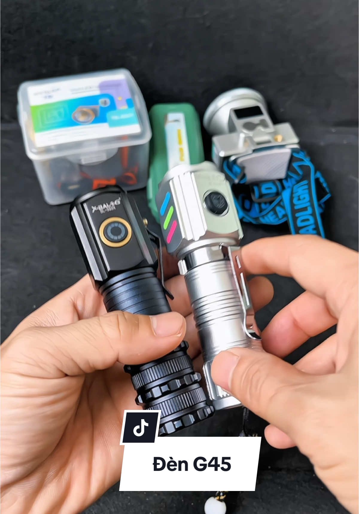 Đèn pin mini siêu sáng G45. #denpin #denpinsieusang #denpinminisieusang #deng45 
