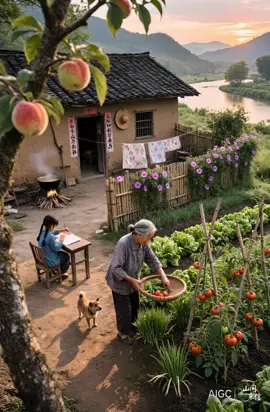 Chai Tales From Village ☕🏡 Chai Tales 🌿🧓 #village #villagevibes #morningroutine #aivideo #newtrendingvideo #foryoupagе 