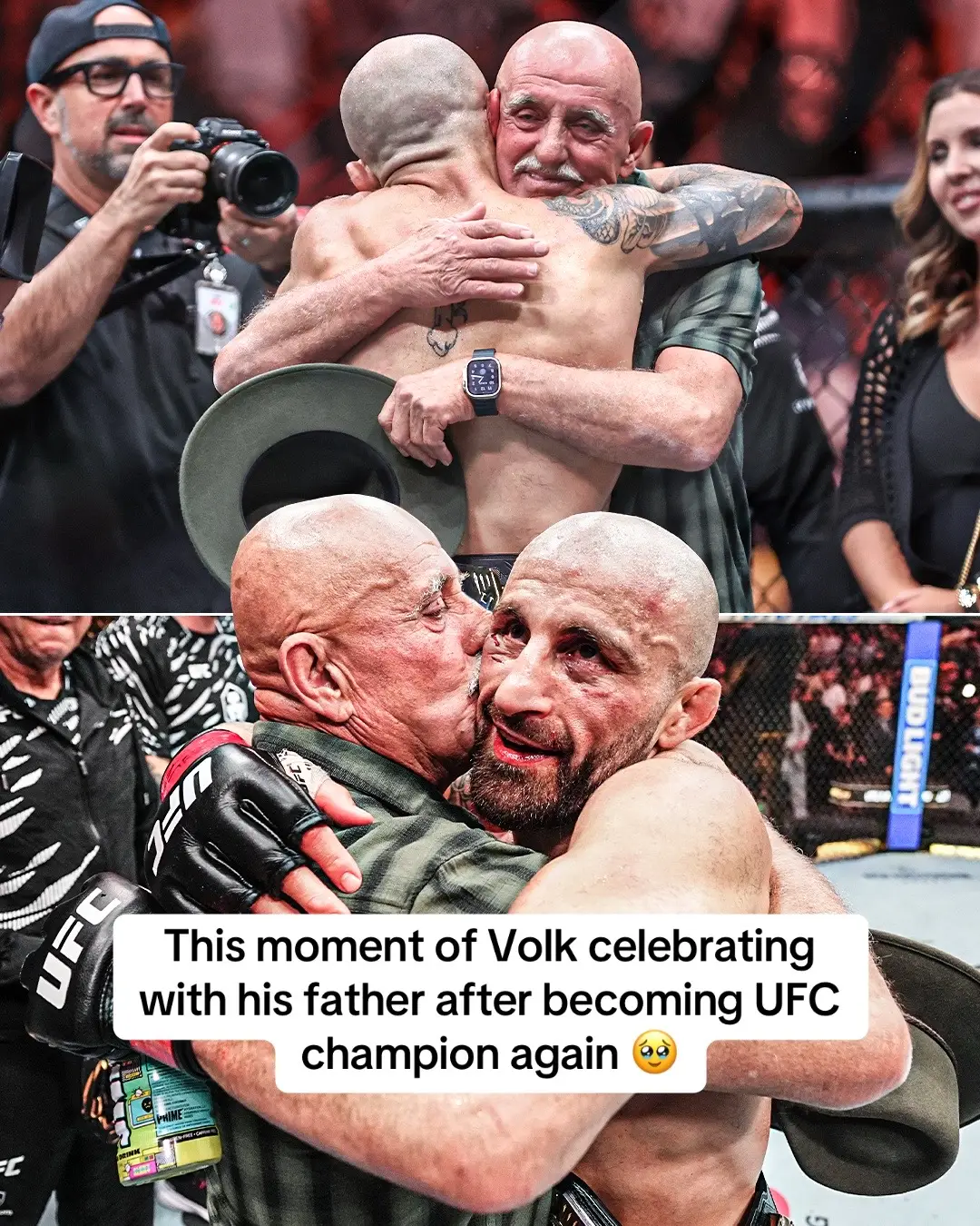 What a special moment after #ufc314 👏 #MMA #alexvolkanovski #UFC #mmatiktok 