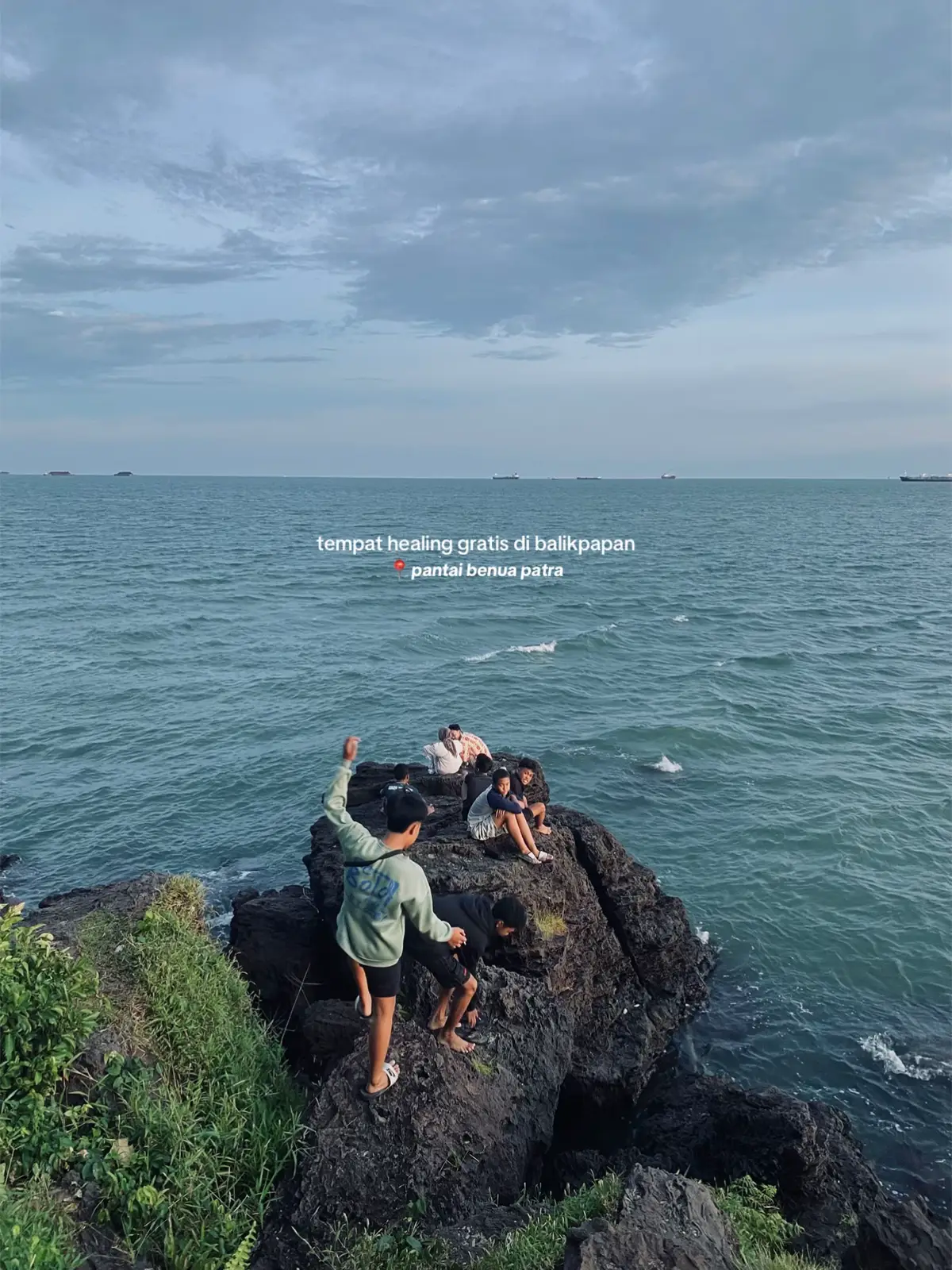 salah satu spot nyore andalan warga bpn 🌅 #fyp #pantai #rekomendasi #healing #balikpapan 