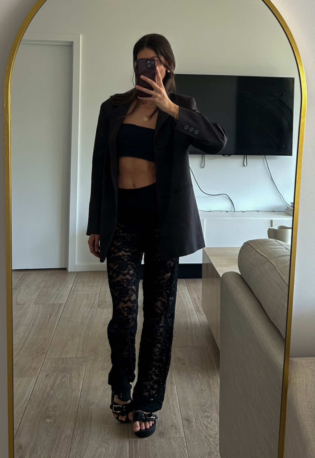 all dressed up 🍸 @Bronze Snake Shop  #ootn #lacepants #outfitinspo #fashion 