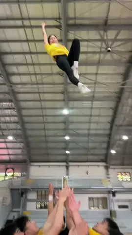 Sunday Training with UB Brahmans Pep Squad. 💛❤️ #ubpepsquad #universityofbatangas 