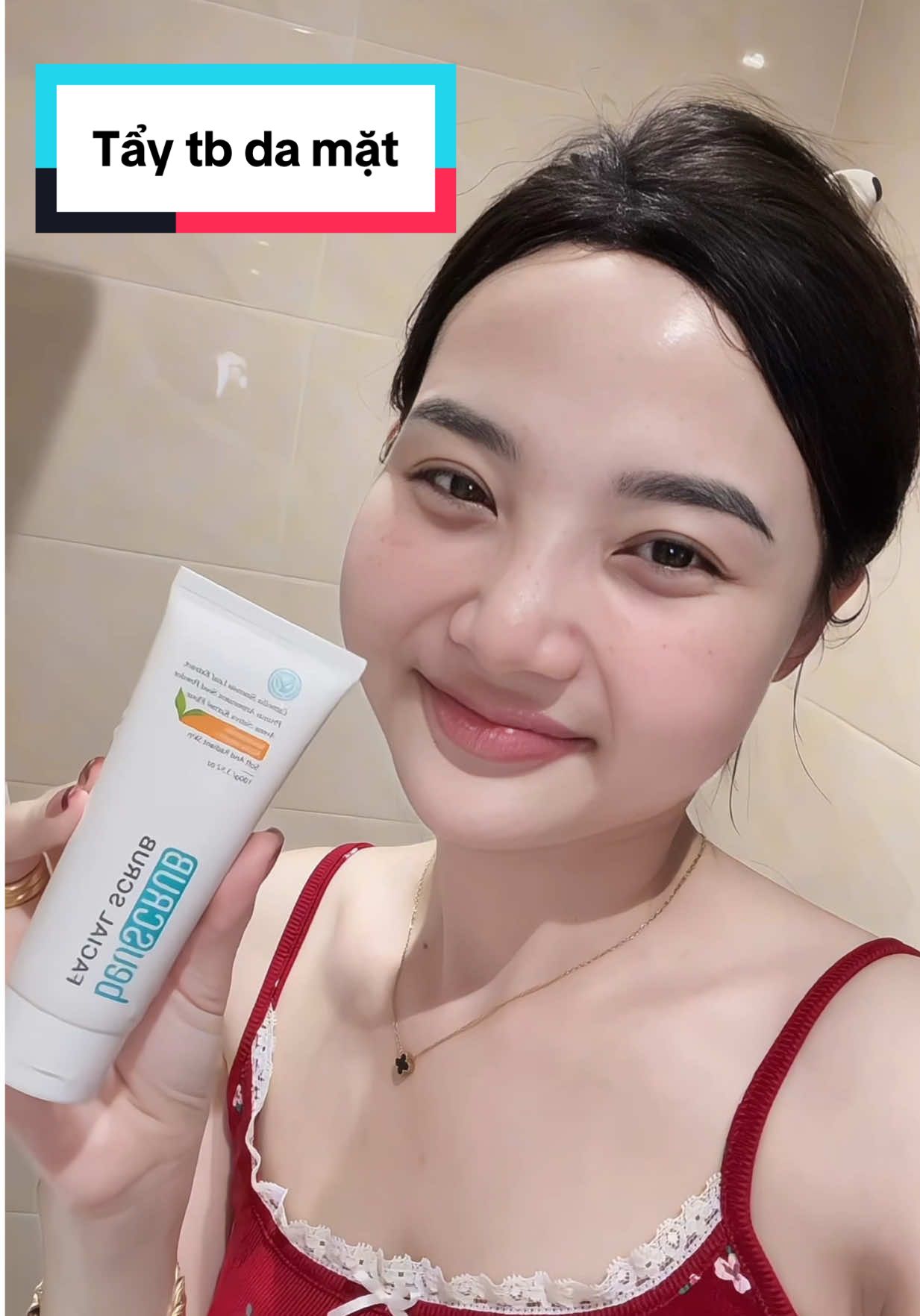 Tẩy tế bào da mặt Beuscrub #taytebaochet #mebimsua #lamdep 