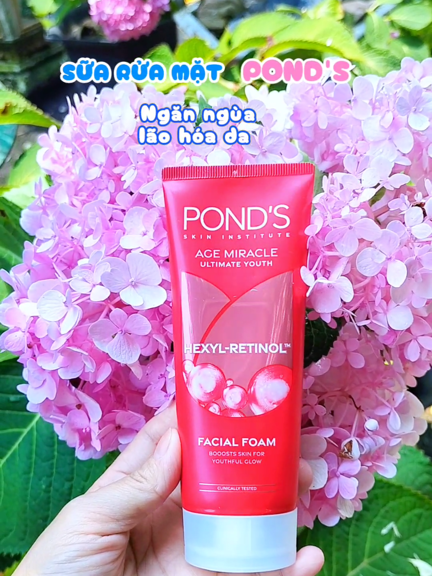 Sữa rửa mặt Pond'S ngăn ngừa lão hoá da #xuhuong #viral #thinhhanh 