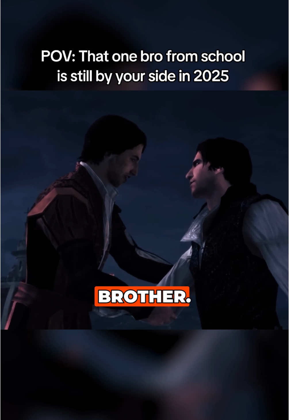 It's a good life we live! Welcher Schulfreund ist noch immer an deiner Seite? ❤️ #Gaming #AssassinsCreed