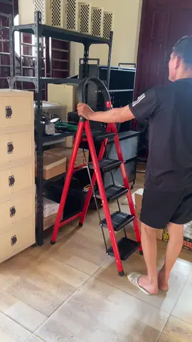 Thang Gấp Gọn TIMTOLL 3/4/5 Bậc Thép Kim Loại Carbon Chống Trượt Gấp Gọn#xuhuong #thinhhanh #maycongtrinh 