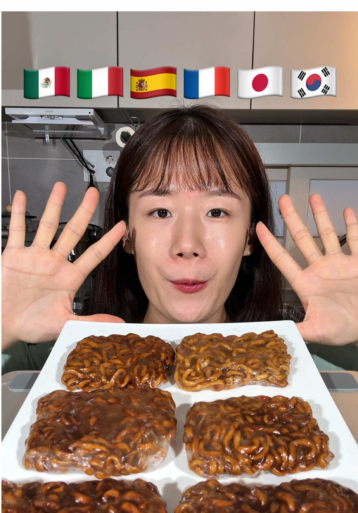 🇲🇽🇮🇹🇪🇸🇫🇷🇯🇵🇰🇷 나라별 소스 먹방 #asmr #food #먹방 #mukbang #한판만 
