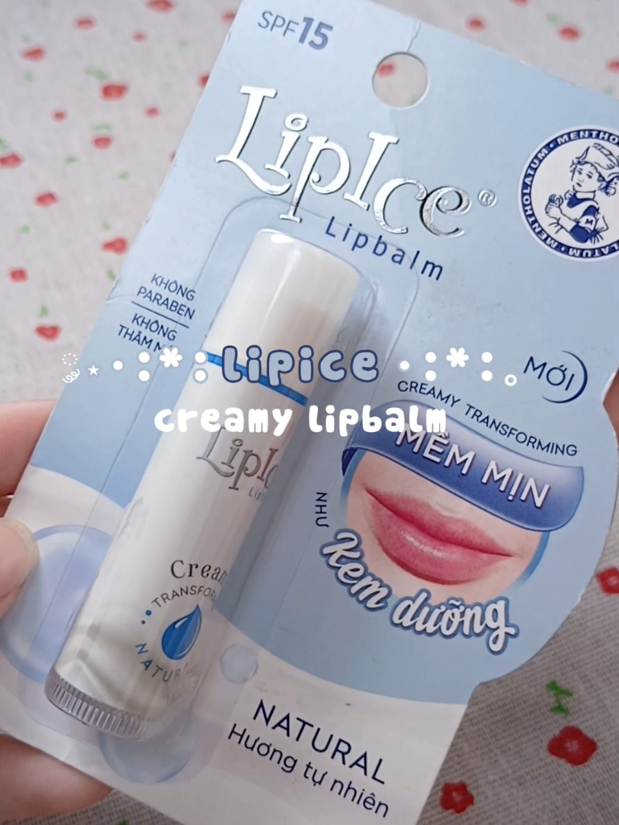 tậu đến em thứ ba rồi mà vẫn say mê như mới lần đầu gặp 🫶🫶 #lipice #creamylipbalm #review #makeup