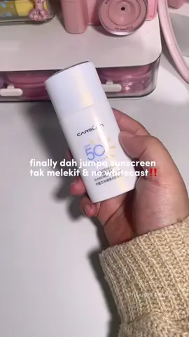 skin lagi fresh, glow!ng finishing lepas pakai😍 #carslan #sunscreen #sunscreenlotion 