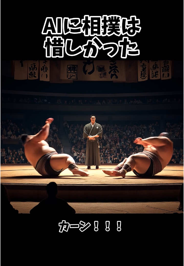 AIに相撲やらせてみたら惜しかった。 #ai #相撲 #クックai子 #スポーツ #おもしろ動画 #にじボイス