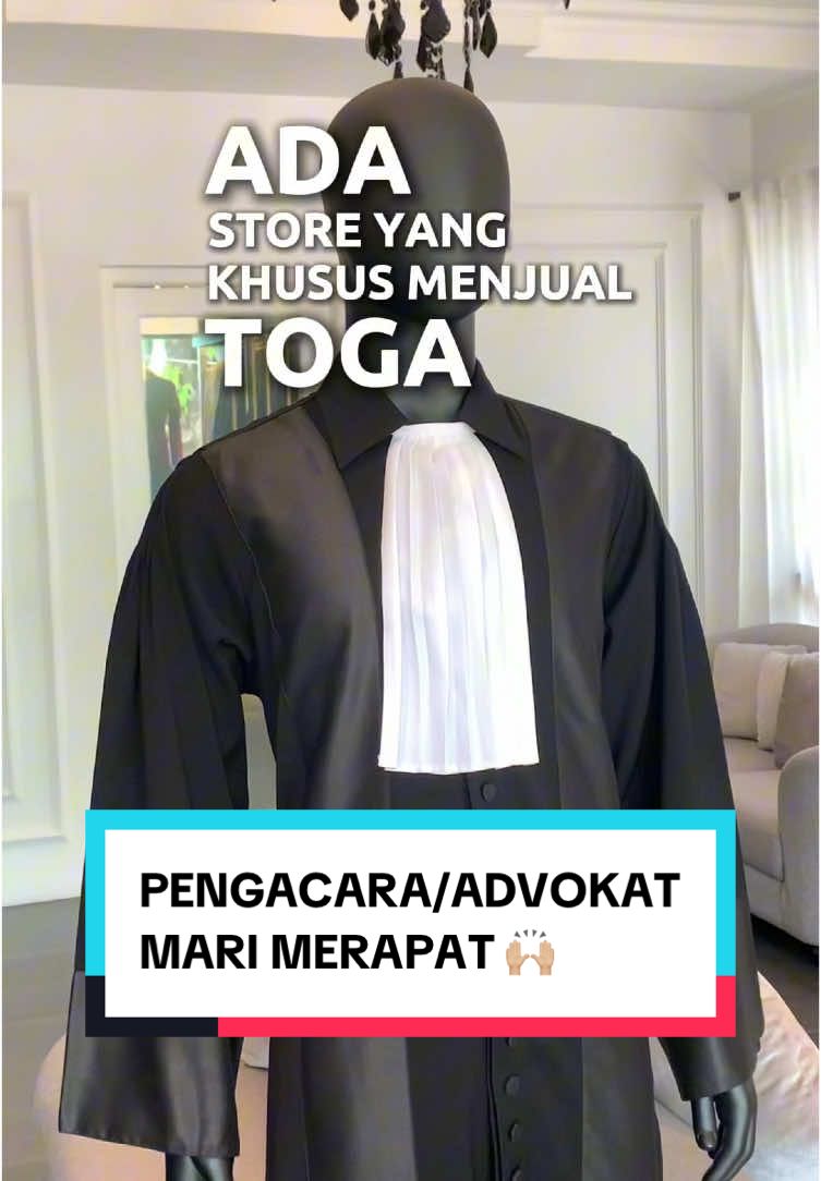 Para Pengacara/Advokat pasti HAPPY tahu hal ini 😁🤗🙏🏼 #pengacara #advokat #toga #togaadvokat #togapengacara #toko #store #kemang #jakartaselatan 