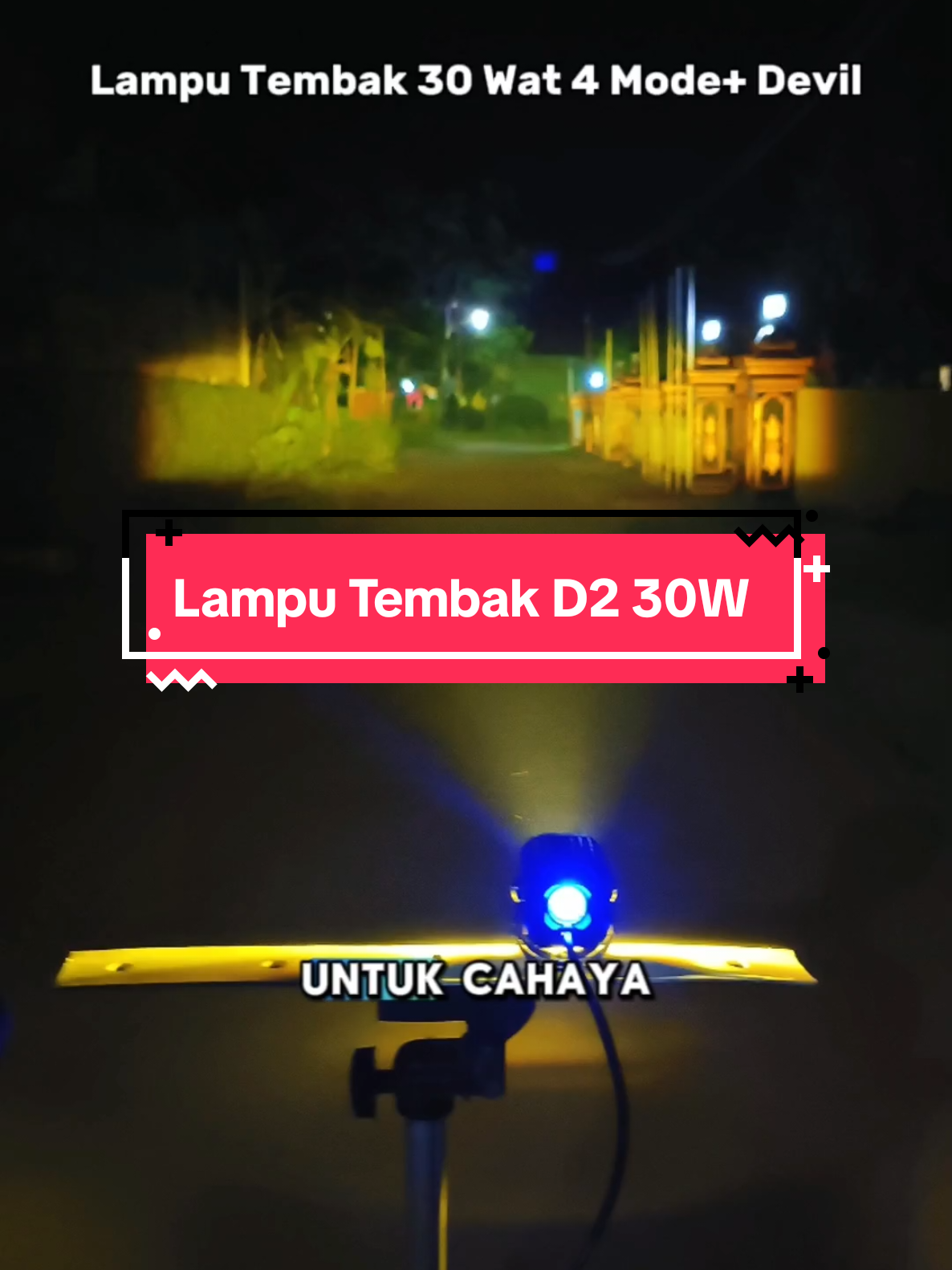 lampu tembak dengan Devil cuma rp60.000-an cahaya terang padat, cut off trapih  #lamputembak #lampusorot #lampud2 #d2laser #d2 #d2laserpro #lamputembakdevil #lampumotor #lampumobil #lamputruk 