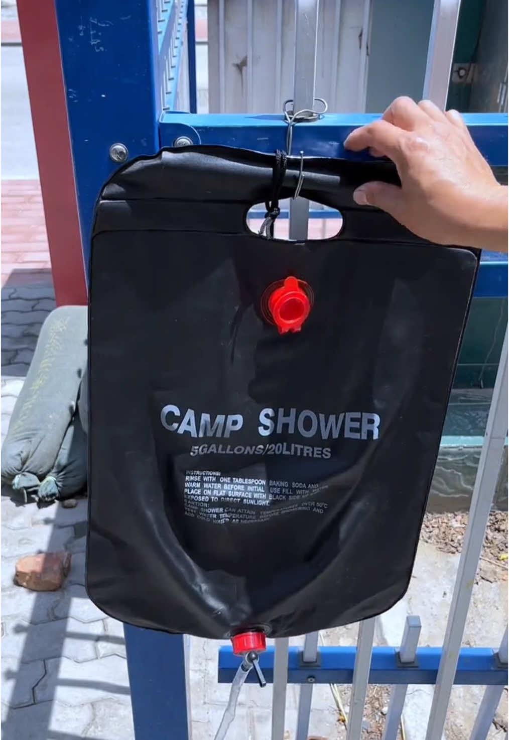 Túi chứa nước camping siêu gọn 20 lít #tuidungnuoc#nuoc#camping#dulich#camtrai 